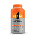 One A Day Women's 50+ Multi supplement bottle on a white background