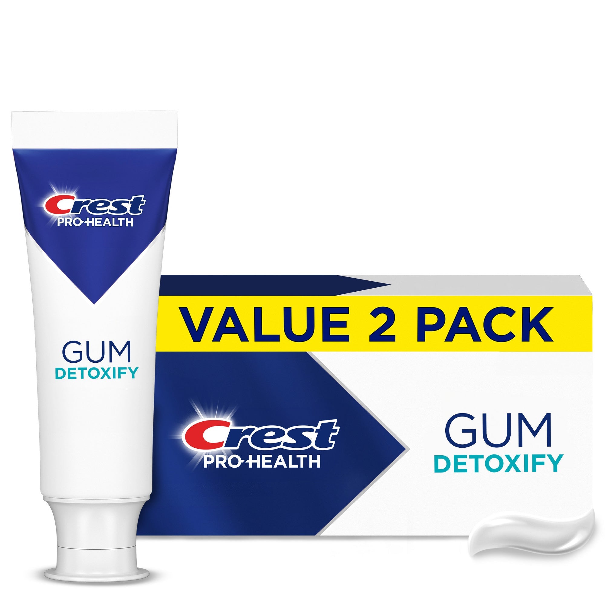 Crest Pro-Health Gum Detoxify Toothpaste, 4.8 oz (136 g) 2-Pack