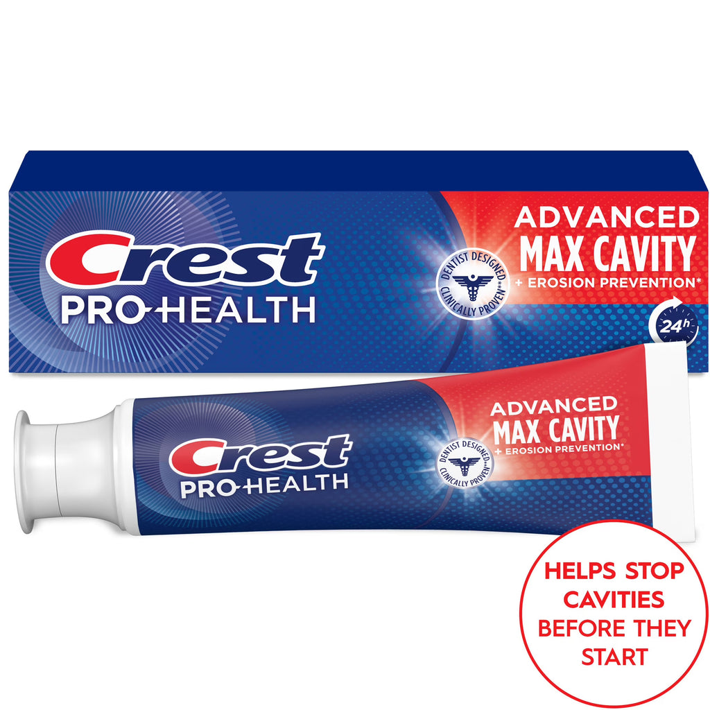 Crest Pro-Health Advanced Toothpaste, Max Cavity + Erosion Prevention, 5.1 OZ (144 g)