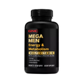 GNC Mega Men Energy & Metabolism multivitamin bottle on a white background