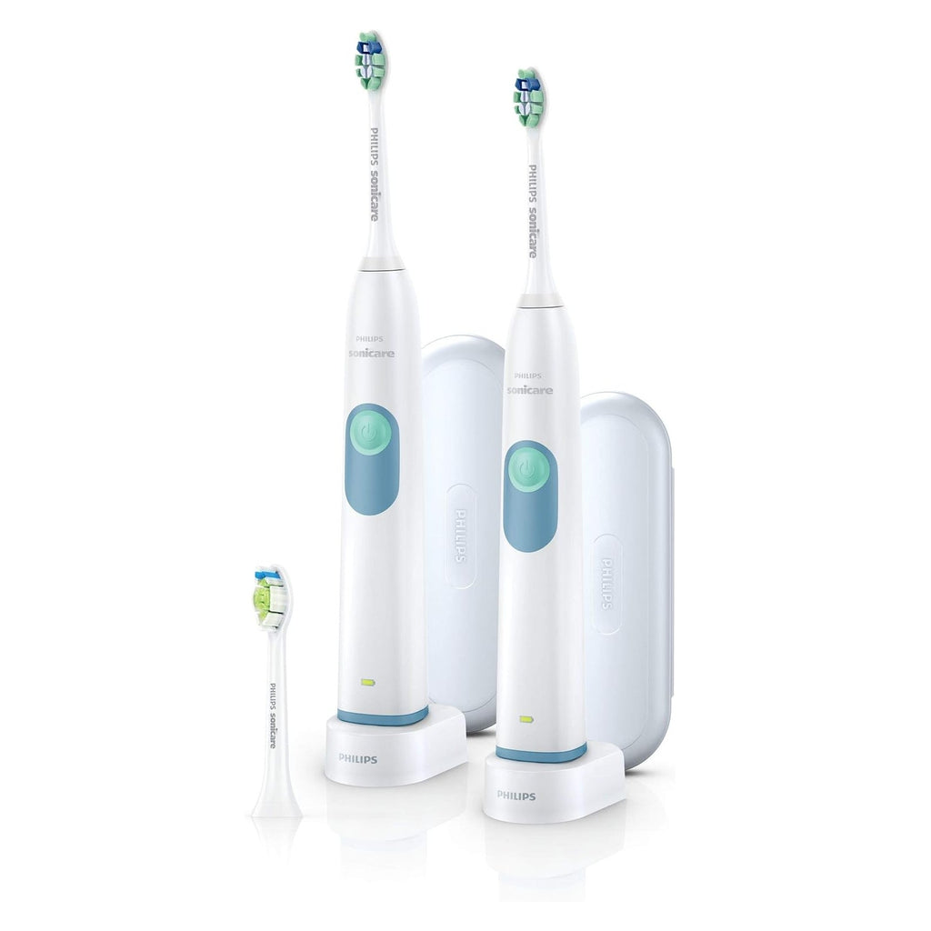 Philips Sonicare Essential Clean Toothbrush, 2 pack, HX6253/83, 858210 (USA plug)