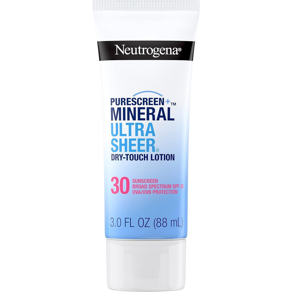 Neutrogena Purescreen+ Mineral Ultra Sheer Dry-Touch Lotion SPF 30 Sunscreen 88 ml / 3 FL OZ