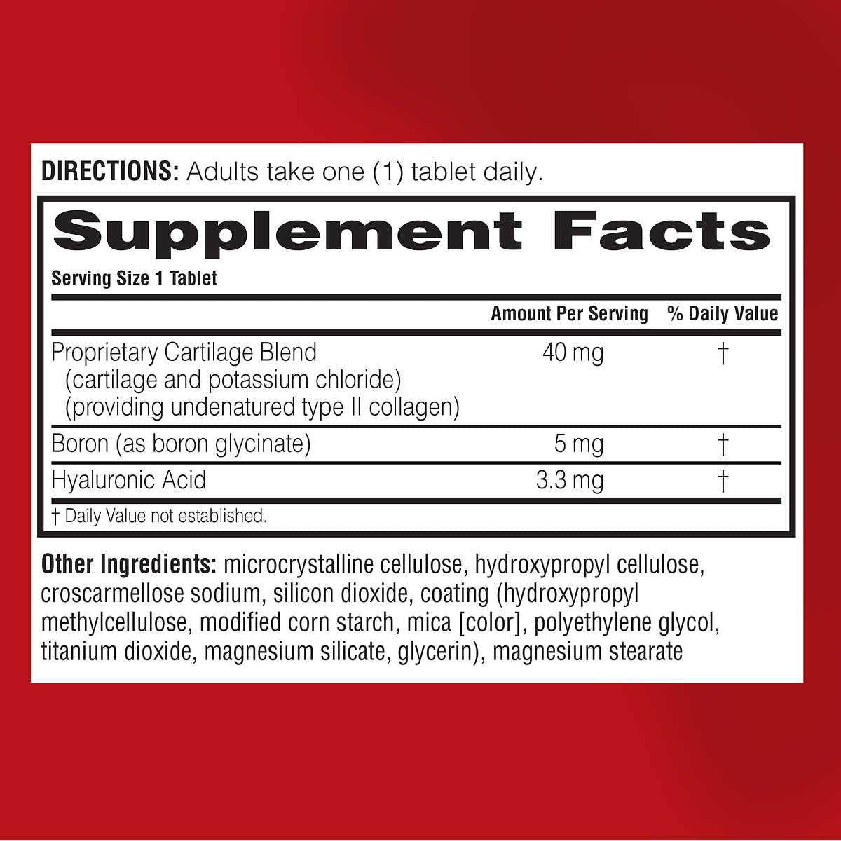 Move Free Ultra Triple Action Joint Health, 75 Tablets, UC-II Collagen, Boron & Hyaluronic Acid
