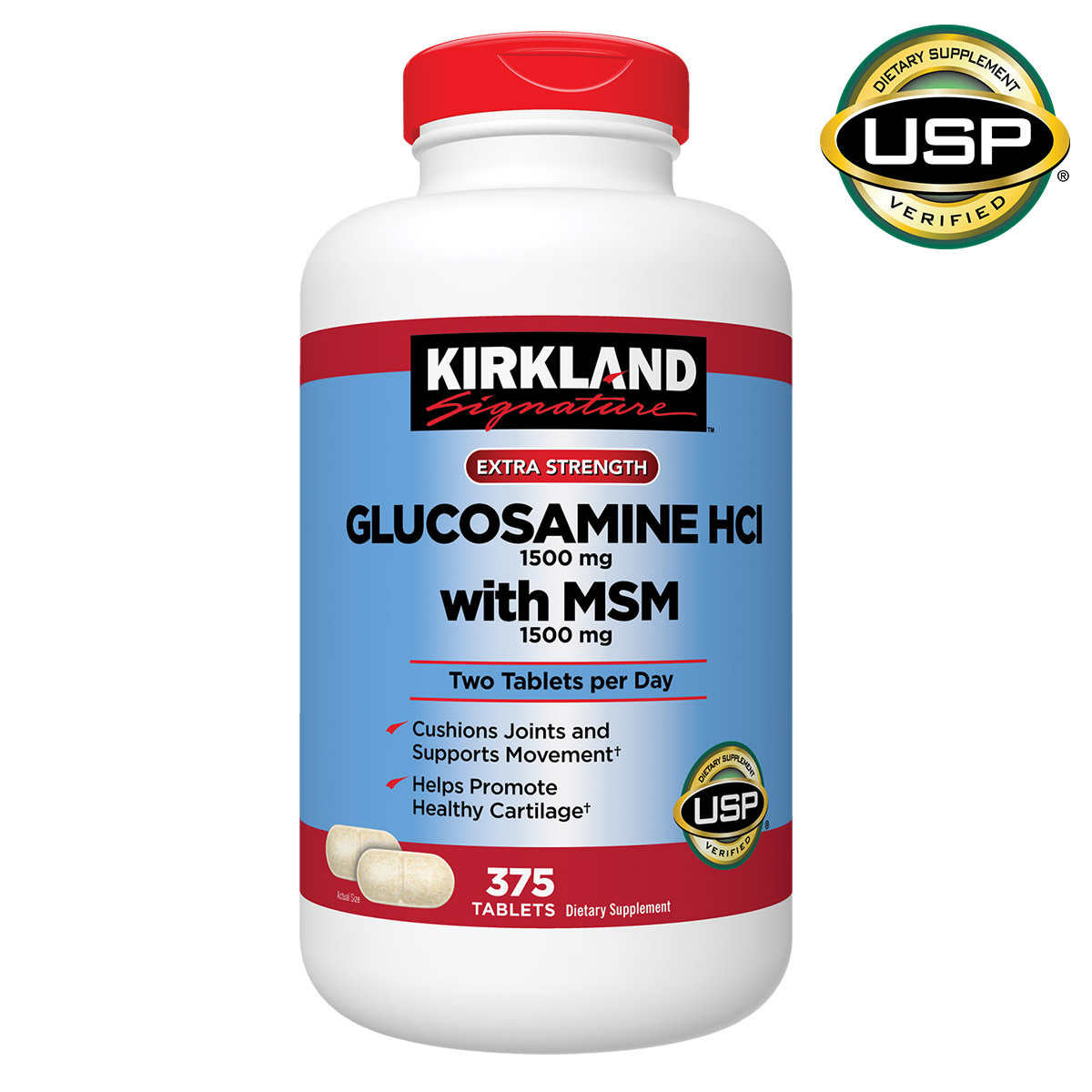 Kirkland Signature Joint Health Dietary Supplement, 375 Tablets