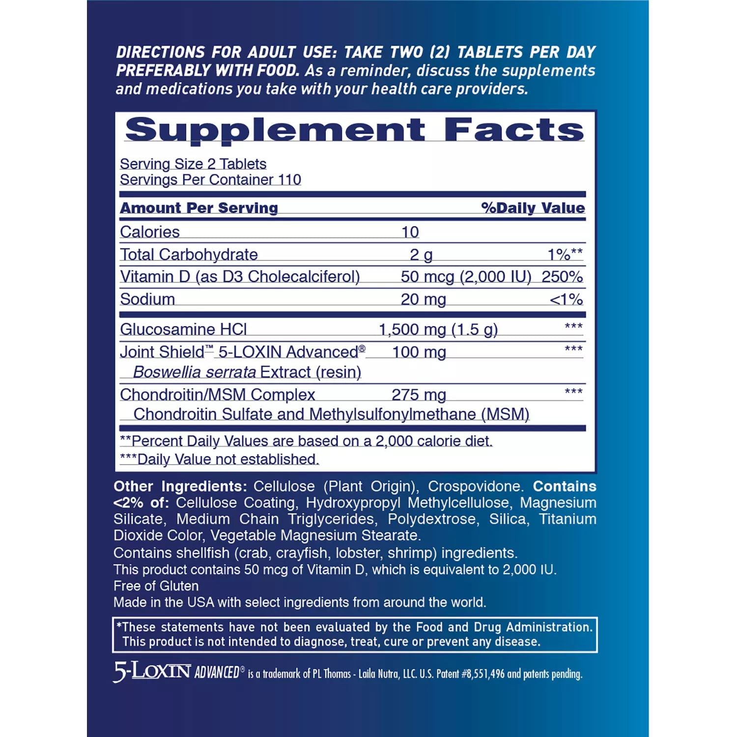 Osteo Bi-Flex Joint Health + Vitamin D3, 220 Tablets