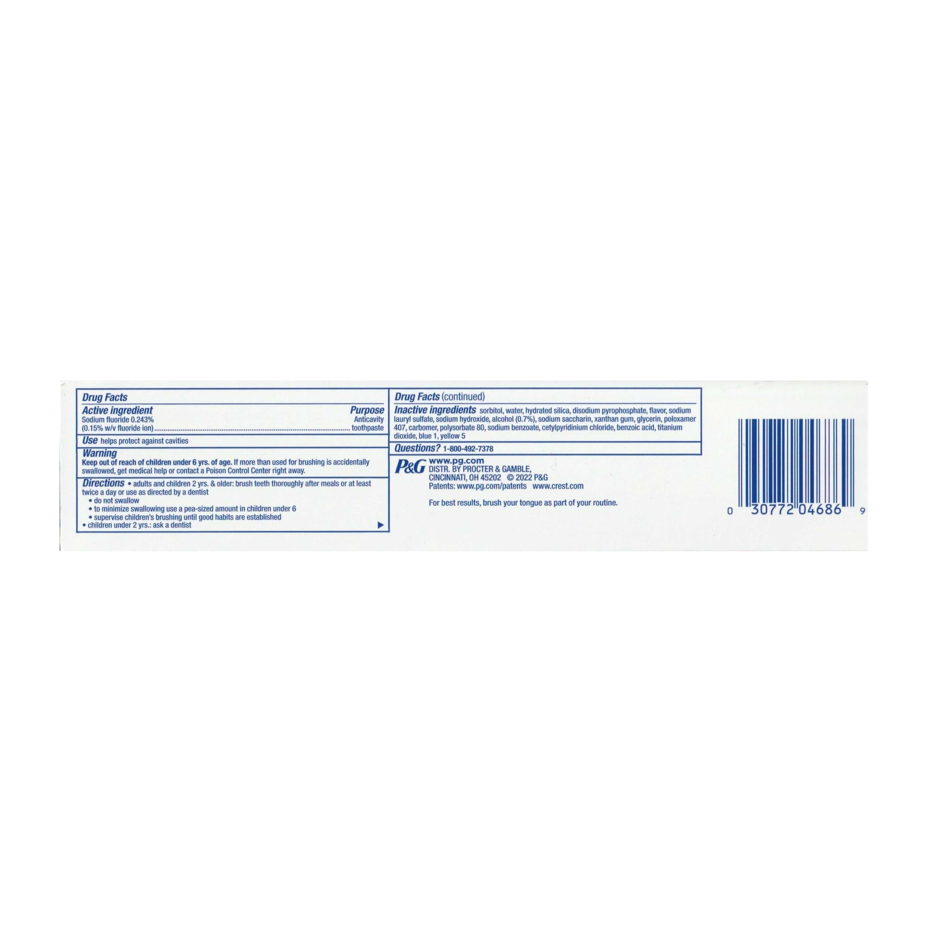 CLEARANCE Crest Complete Plus Scope Outlast Ultra Toothpaste 6.3 Oz, Exp 11/24