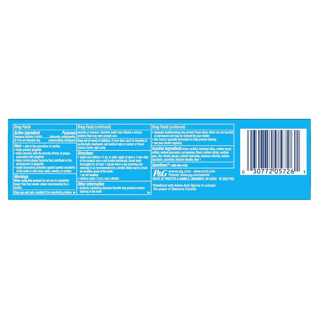 Crest Pro-Health Sensitive & Enamel Shield Toothpaste, 4.3 oz (121 g)