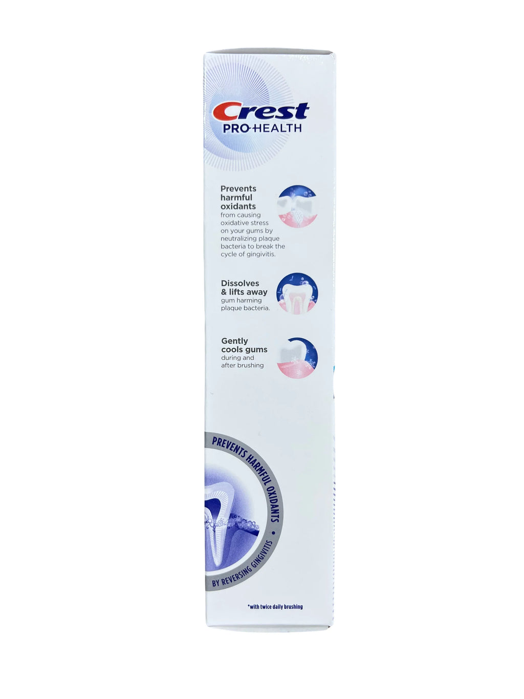 Crest Pro-Health Gum Detoxify Ultra Toothpaste, 4.7 Oz (133 G), Active Foam, Deep Clean, Extra Fresh, Gentle Whitening