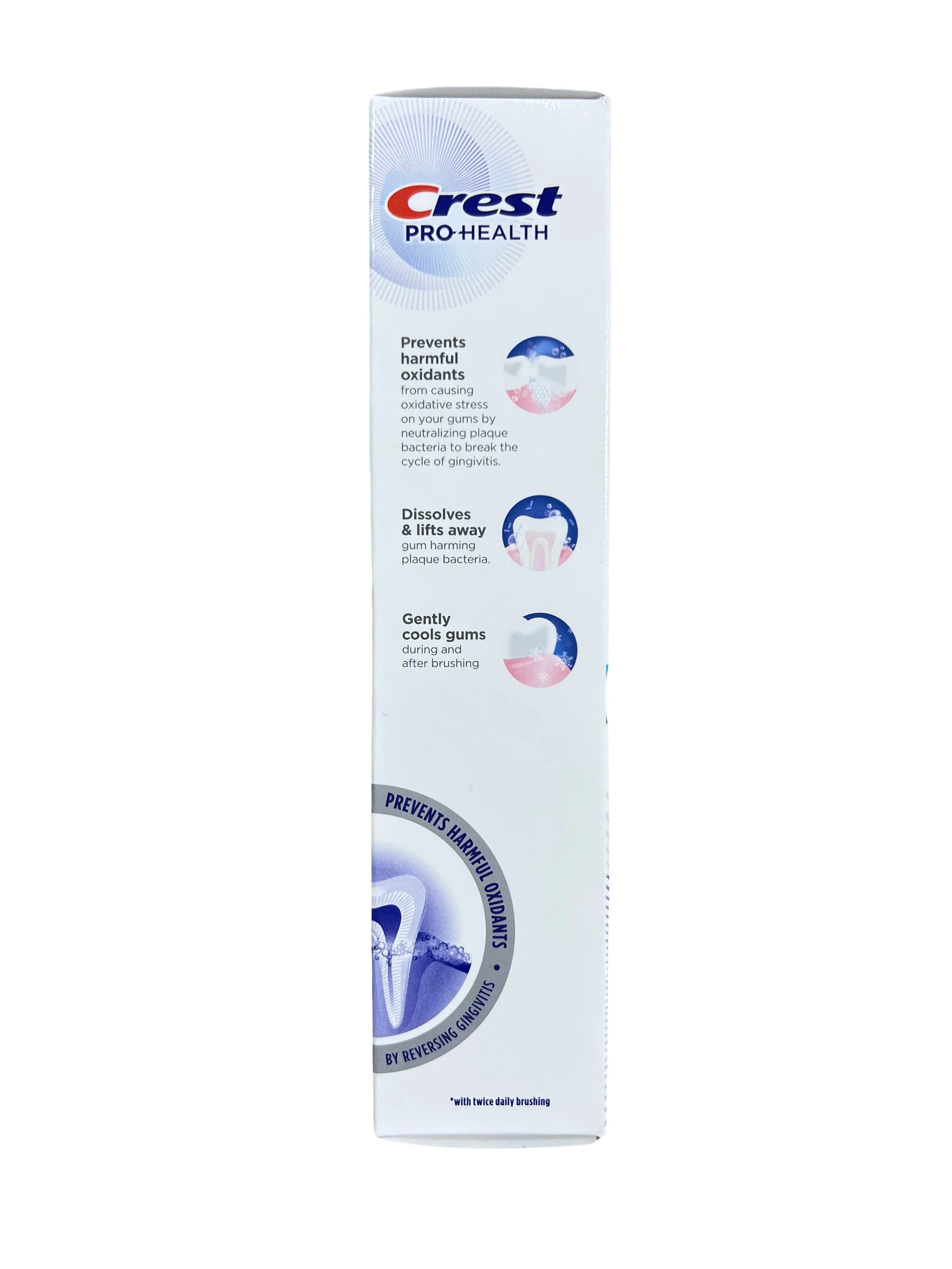 Crest Pro-Health Gum Detoxify Ultra Toothpaste, 4.7 Oz (133 G), Active Foam, Deep Clean, Extra Fresh, Gentle Whitening