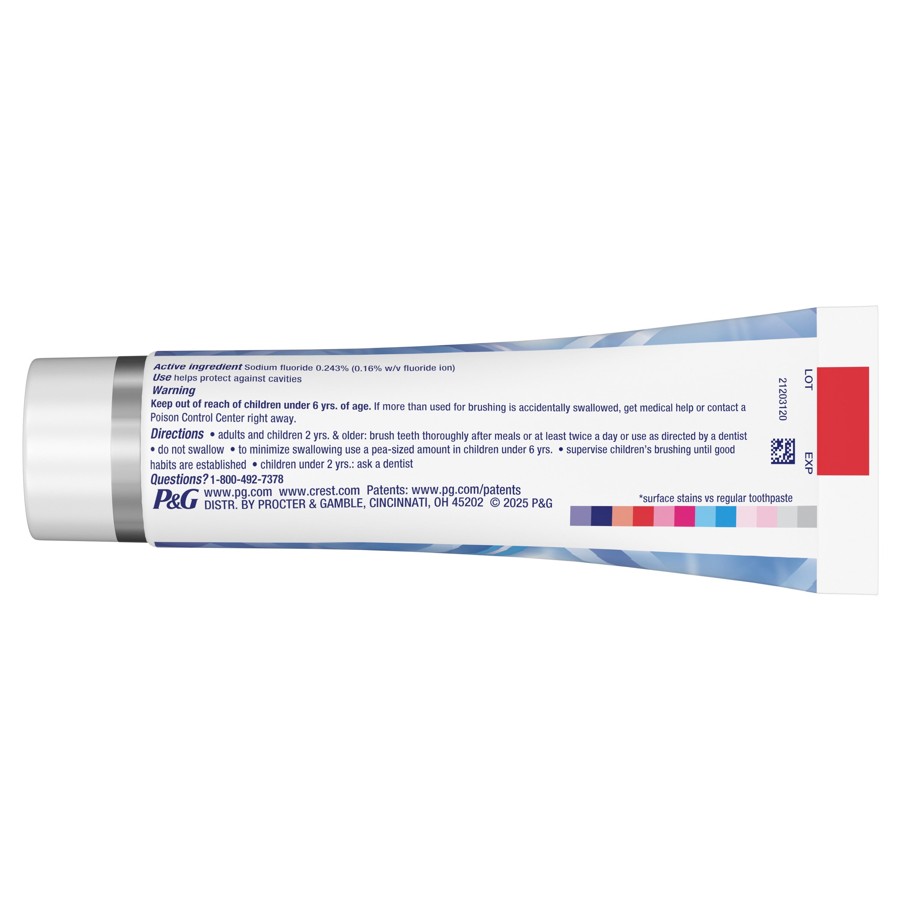 Crest 3d White Brilliance Pro Enamel Protect Toothpaste 3.9 Oz (110 g)