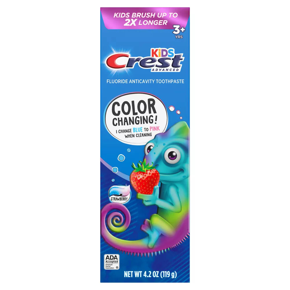 Crest Kids Advanced Color Changing Strawberry Toothpaste 4.2 oz (119 g)