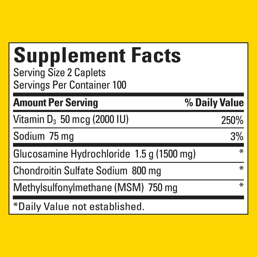Nature Made Triple Flex Joint Health + Vitamin D3, 200 Tablets