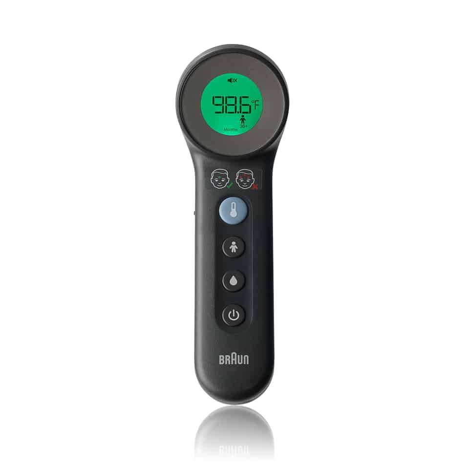 Braun 3-in-1 No Touch Thermometer With Age Precision BNT400