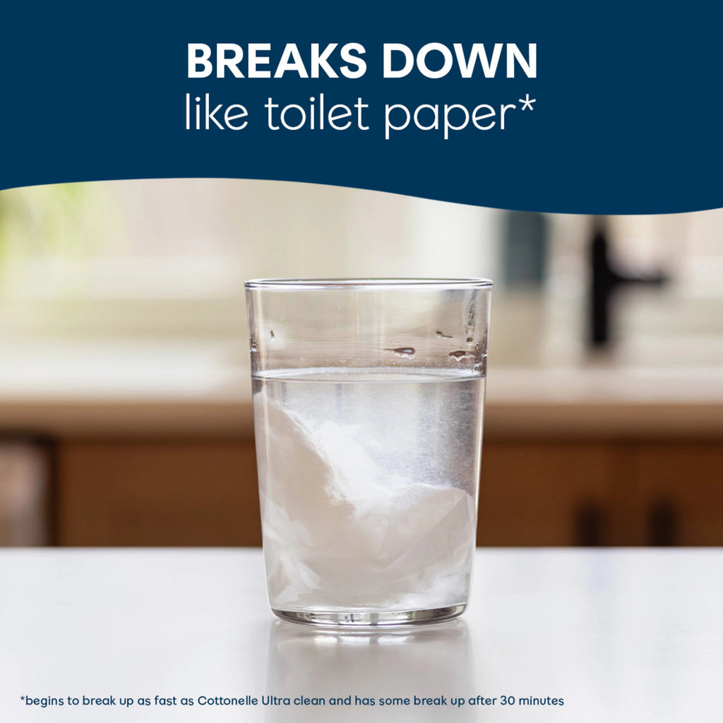 Cottonelle Flushable Wipes, Fresh Care, 14 Wipes 7.25 X 5.0 in (18.4 X 12.7 cm)