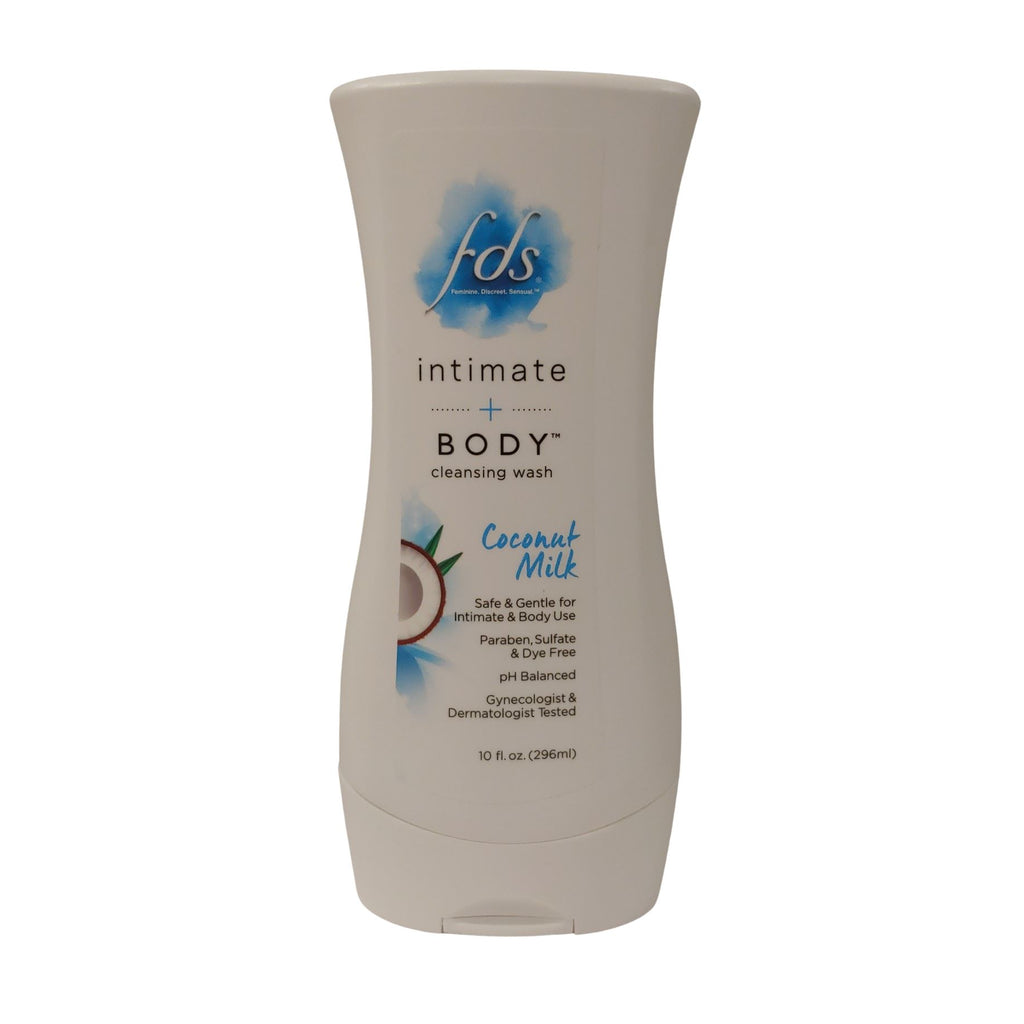 FDS Intimate + Body Cleansing Wash, Coconut Milk, 296 ml