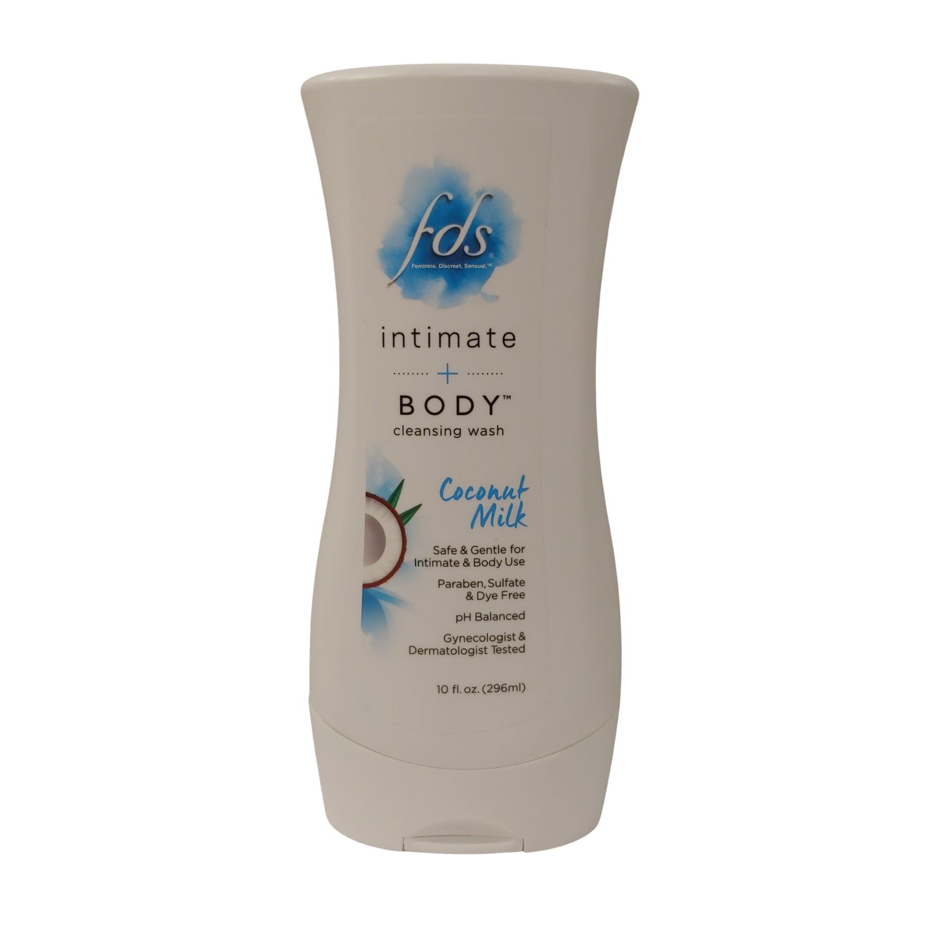 FDS Intimate + Body Cleansing Wash, Coconut Milk, 296 ml