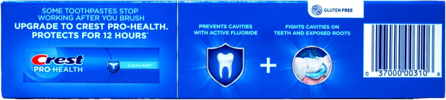 Crest Cavity Protection Toothpaste, 8.2 Oz (232 g), 5-Pack, Regular Paste
