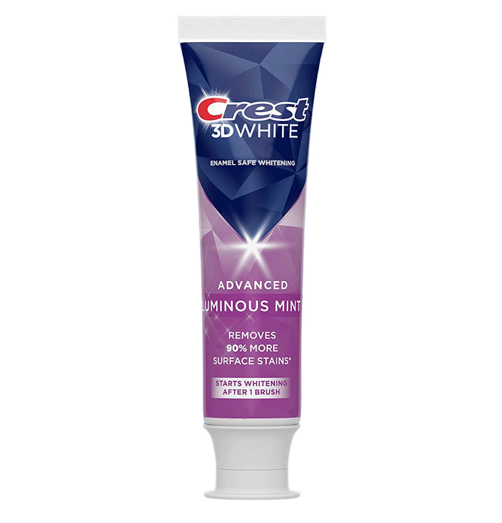 Crest 3D White Luminous Mint Toothpaste 3.7 Oz (104 G)