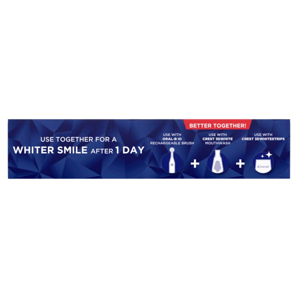 Crest 3D White Luminous Mint Toothpaste 3.7 Oz (104 G)