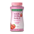 Nature's Bounty Hair Skin & Nails Gummy Vitamins, Strawberry, 120 Gummies