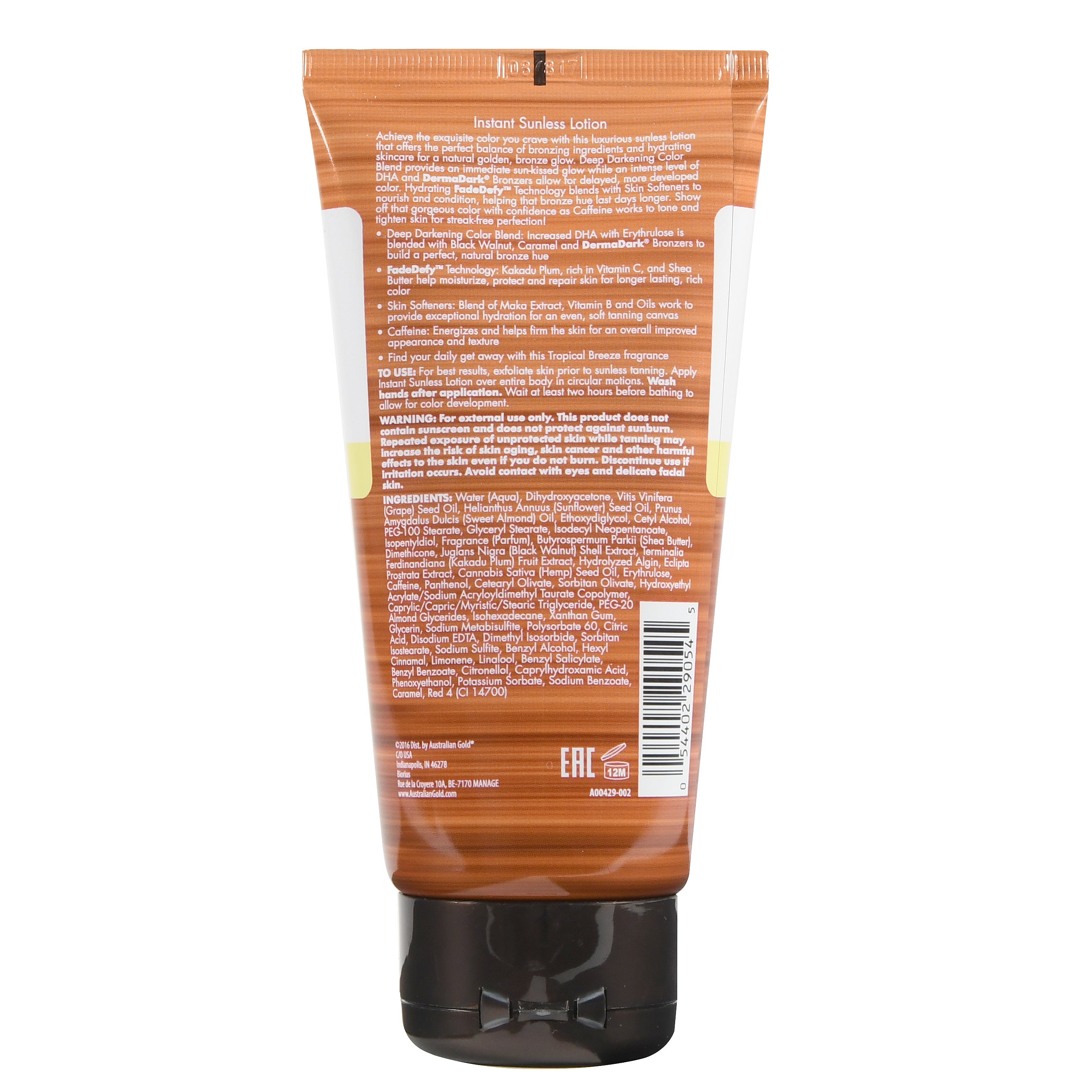 Australian Gold Instant Sunless Lotion, 6 fl oz (177 ml)