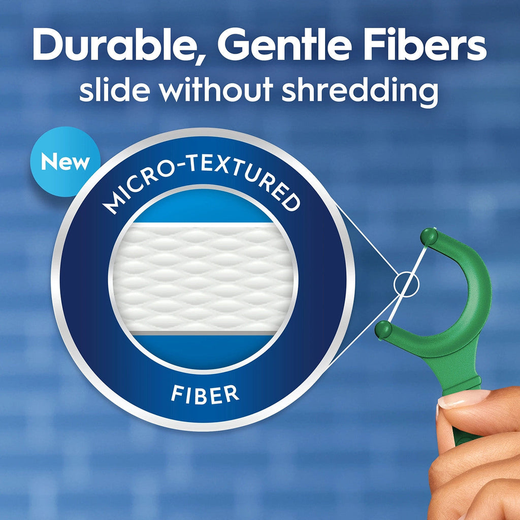 Oral B Glide Floss Picks with Scope Outlast, Long-Lasting Mint Flavor, 75 Floss Picks