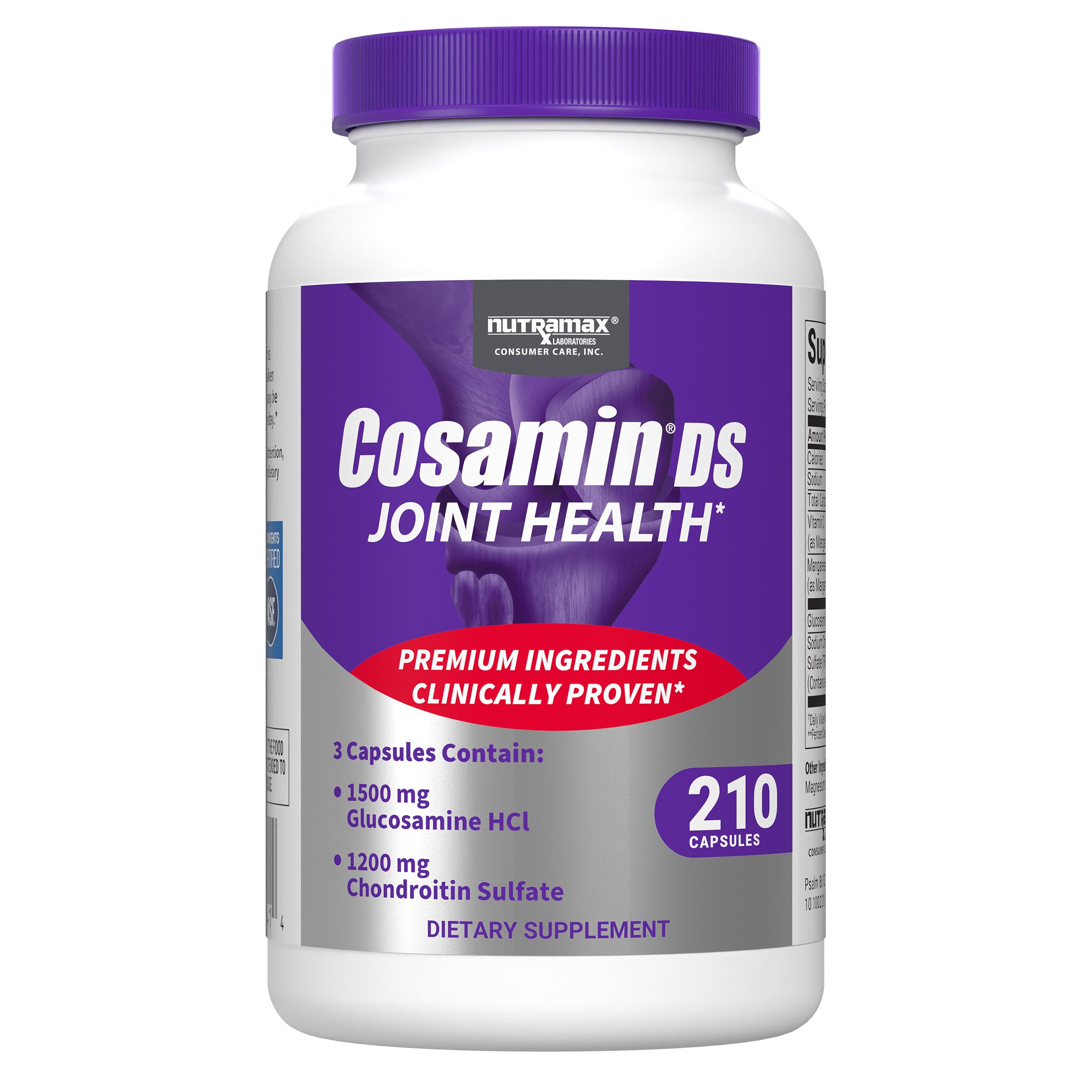 Nutramax Cosamin DS, Glucosamin Chondroitin, 210 Capsules