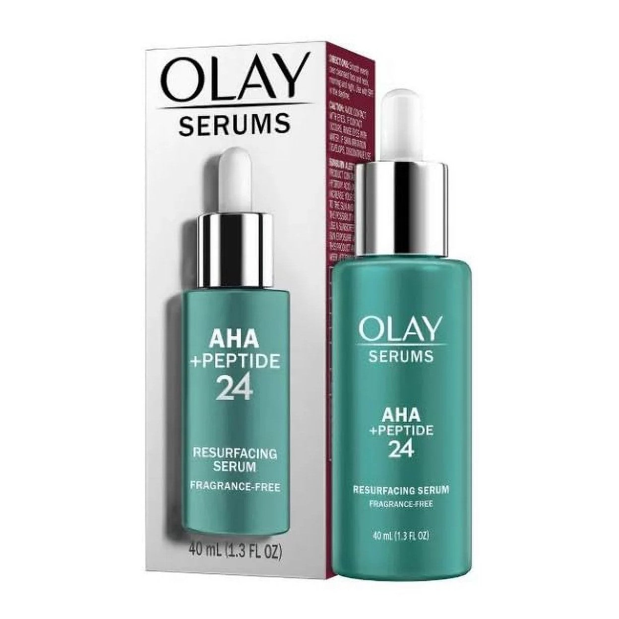 Olay Serums AHA + Peptide 24 Resurfacing Serum 40 mL (1.3 Fl Oz)
