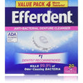 Efferdent Denture Cleanser Tablets, 20 Tablets, Anti-Bacterial Cleaning