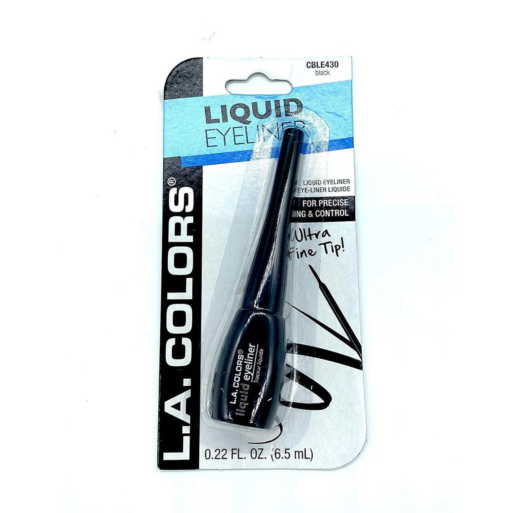 L.A. Colors Liquid Eyeliner, Black, CBLE430, 0.22 Fl Oz (6.5 mL)