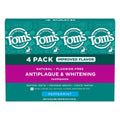 Tom's of Maine Natural Fluoride-Free Antiplaque & Whitening Toothpaste, Peppermint, 4.7 OZ (133 g), 4 PACK
