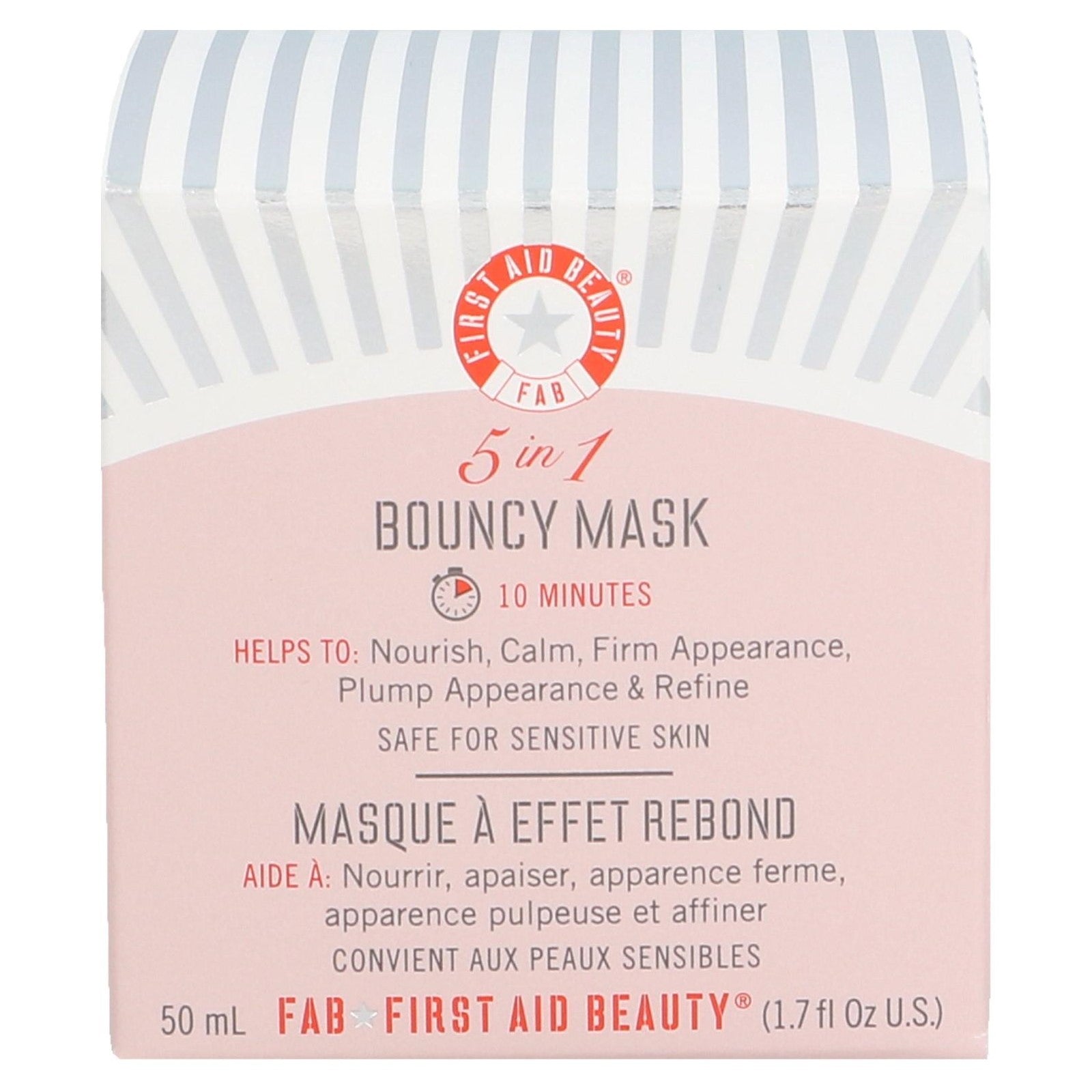 First Aid Beauty 5-in-1 Bouncy Mask, 50 mL (1.7 Fl Oz)