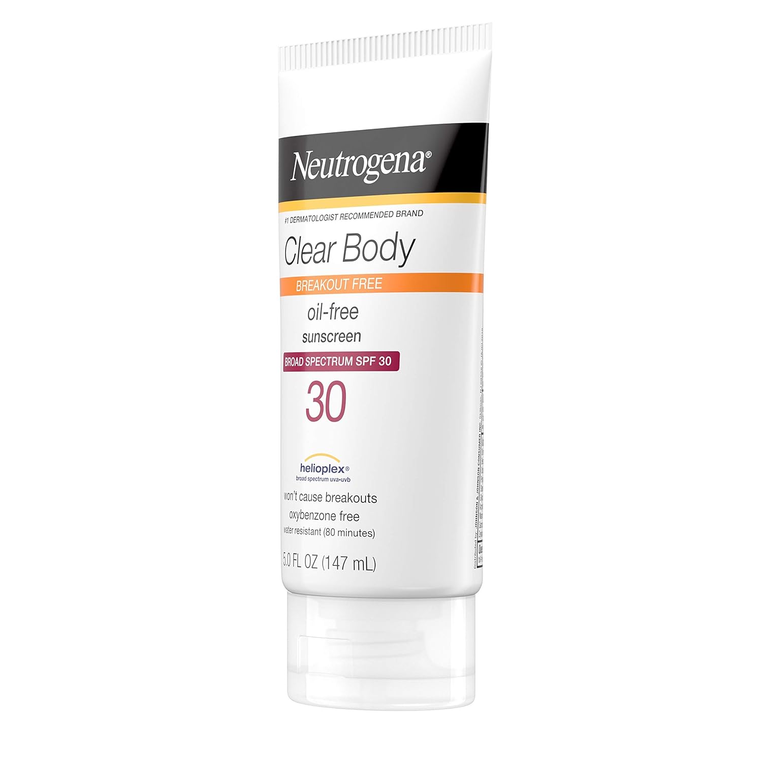Neutrogena Clear Body SPF 30 Sunscreen, 5 Fl Oz (147 mL)