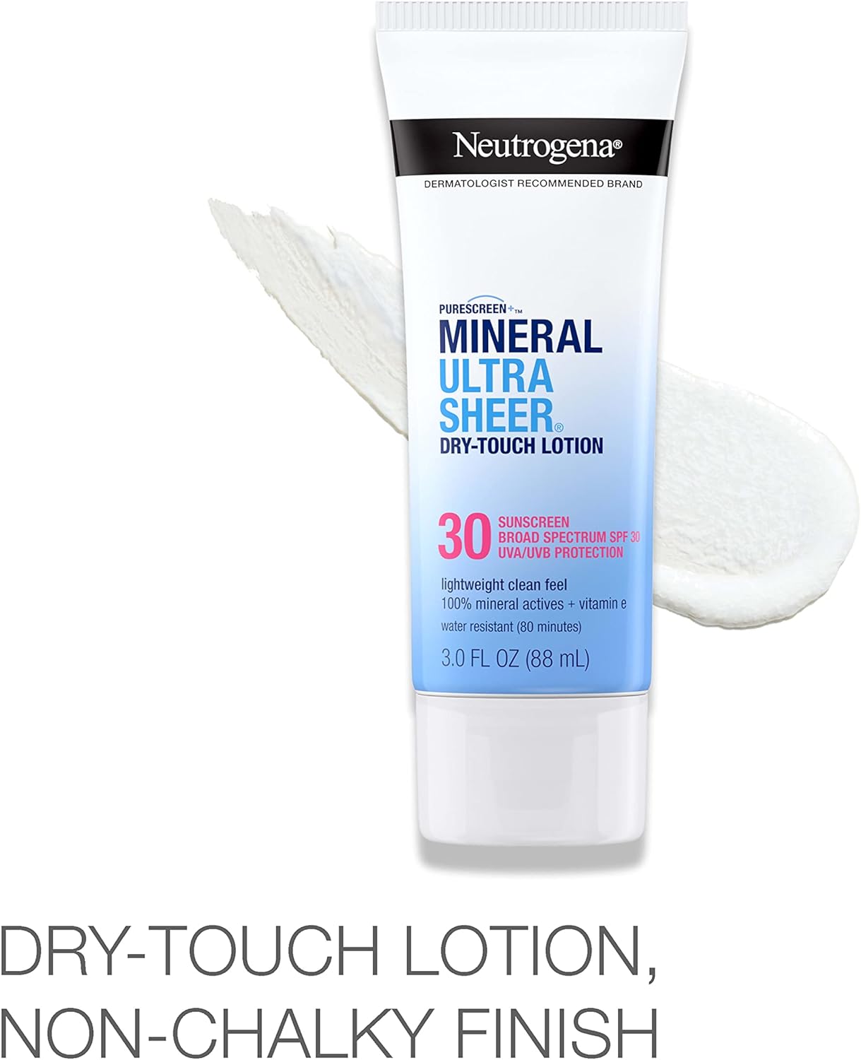 Neutrogena Purescreen+ Mineral Ultra Sheer Dry-Touch Lotion SPF 30 Sunscreen 88 ml / 3 FL OZ
