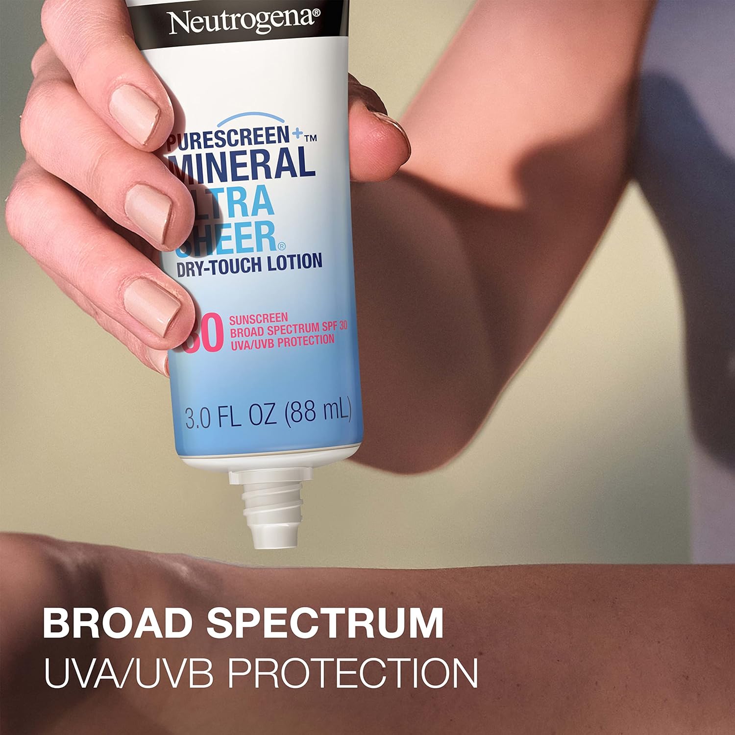 Neutrogena Purescreen+ Mineral Ultra Sheer Dry-Touch Lotion SPF 30 Sunscreen 88 ml / 3 FL OZ