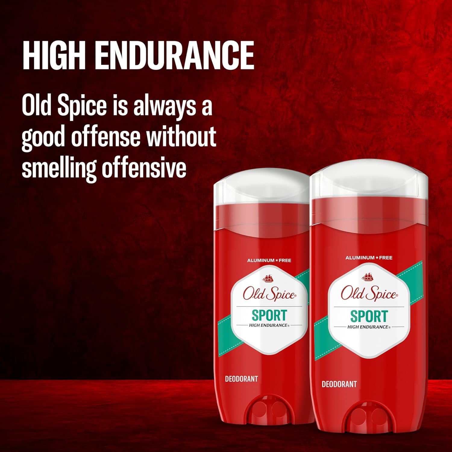 Old Spice Pure Sport High Endurance Aluminium-Free Deodorant, 2.25 OZ (63 g)