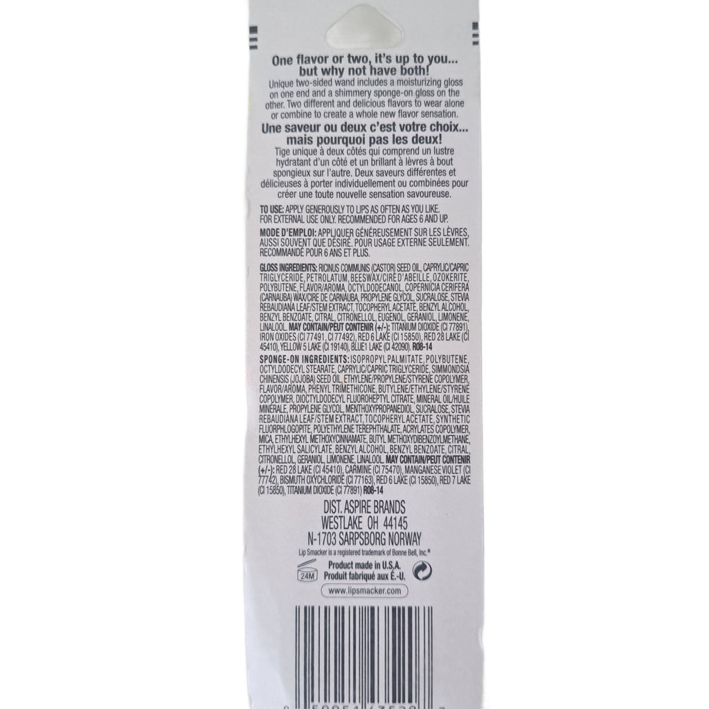 Lip Smacker Layer-It Liquid + Gloss, Pomegranate Lemonade Punch, 520