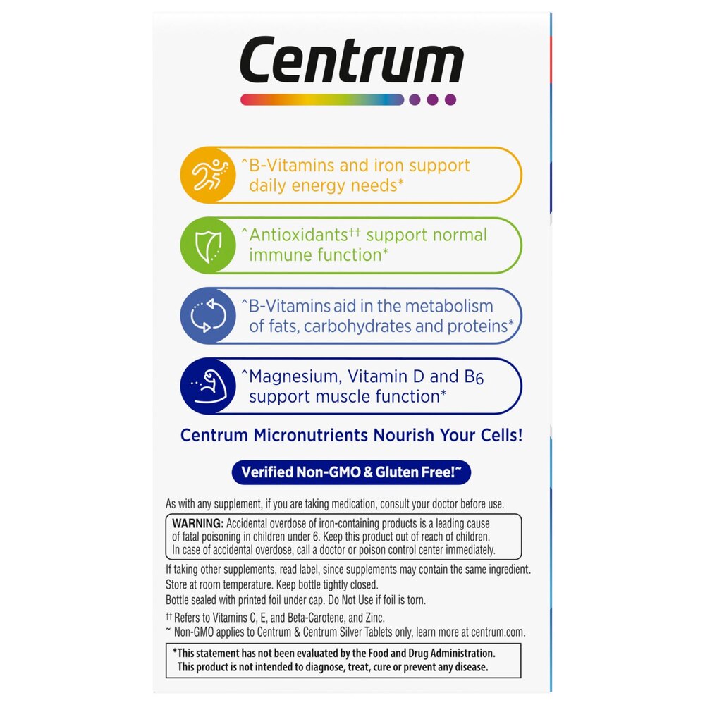 Centrum Men Multivitamin/Multimineral, 120 Tablets, EXP 06/2026