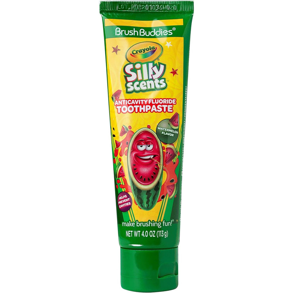 Brush Buddies Crayola Silly Scents Toothpaste, Watermelon, 4 OZ (113 g)