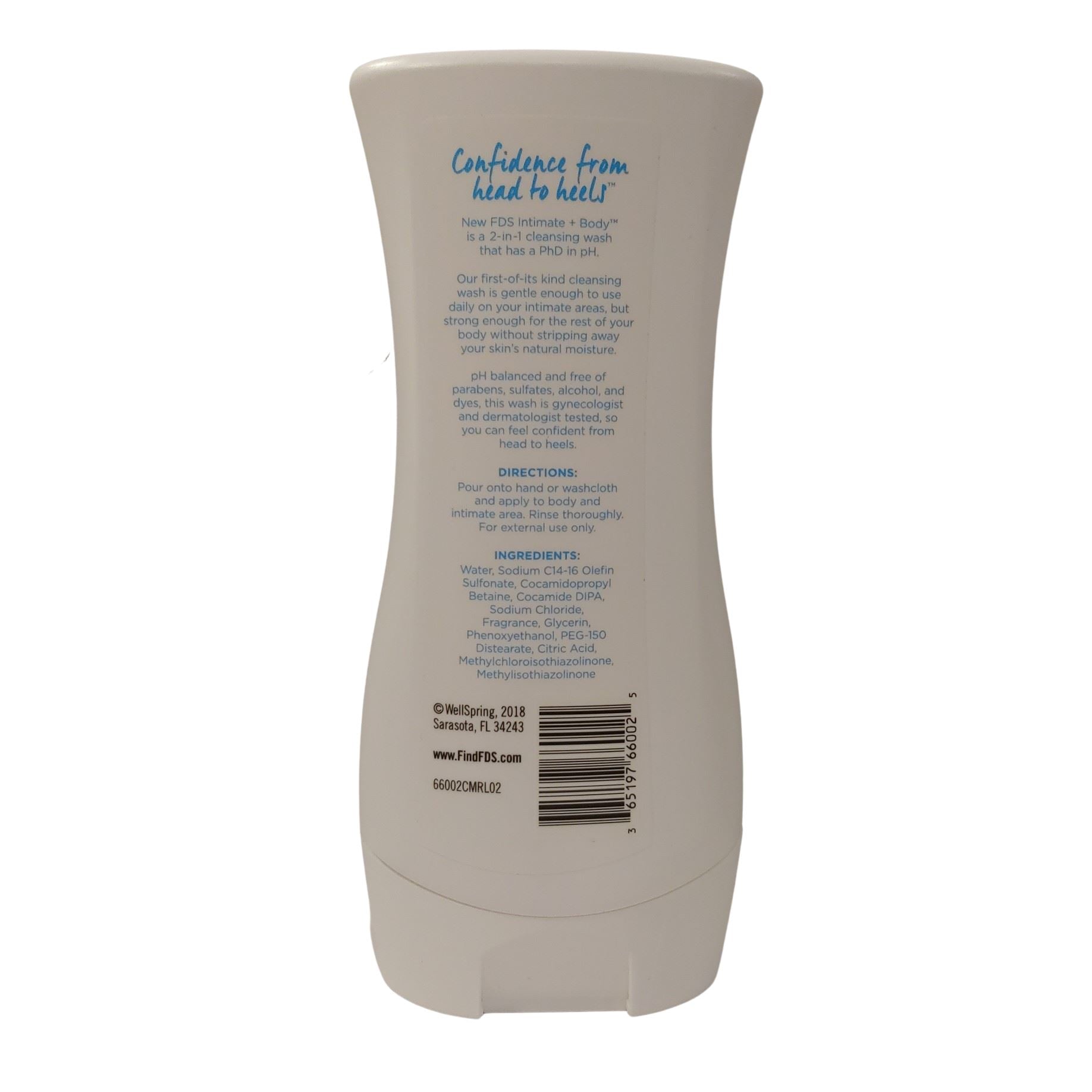 FDS Intimate + Body Cleansing Wash, Coconut Milk, 296 ml