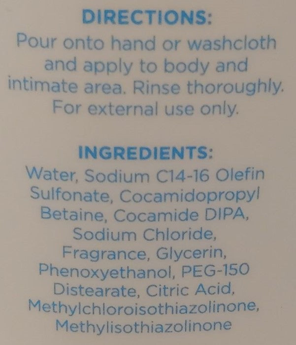 FDS Intimate + Body Cleansing Wash, Coconut Milk, 296 ml