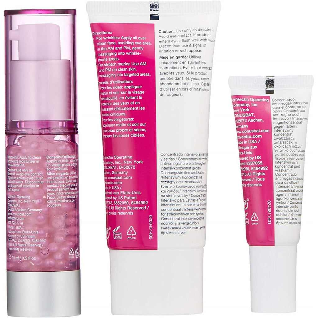 StriVectin Power Starters Anti-Wrinkle Trio Kit, Anti Aging & Anti-Stretch Mark Set