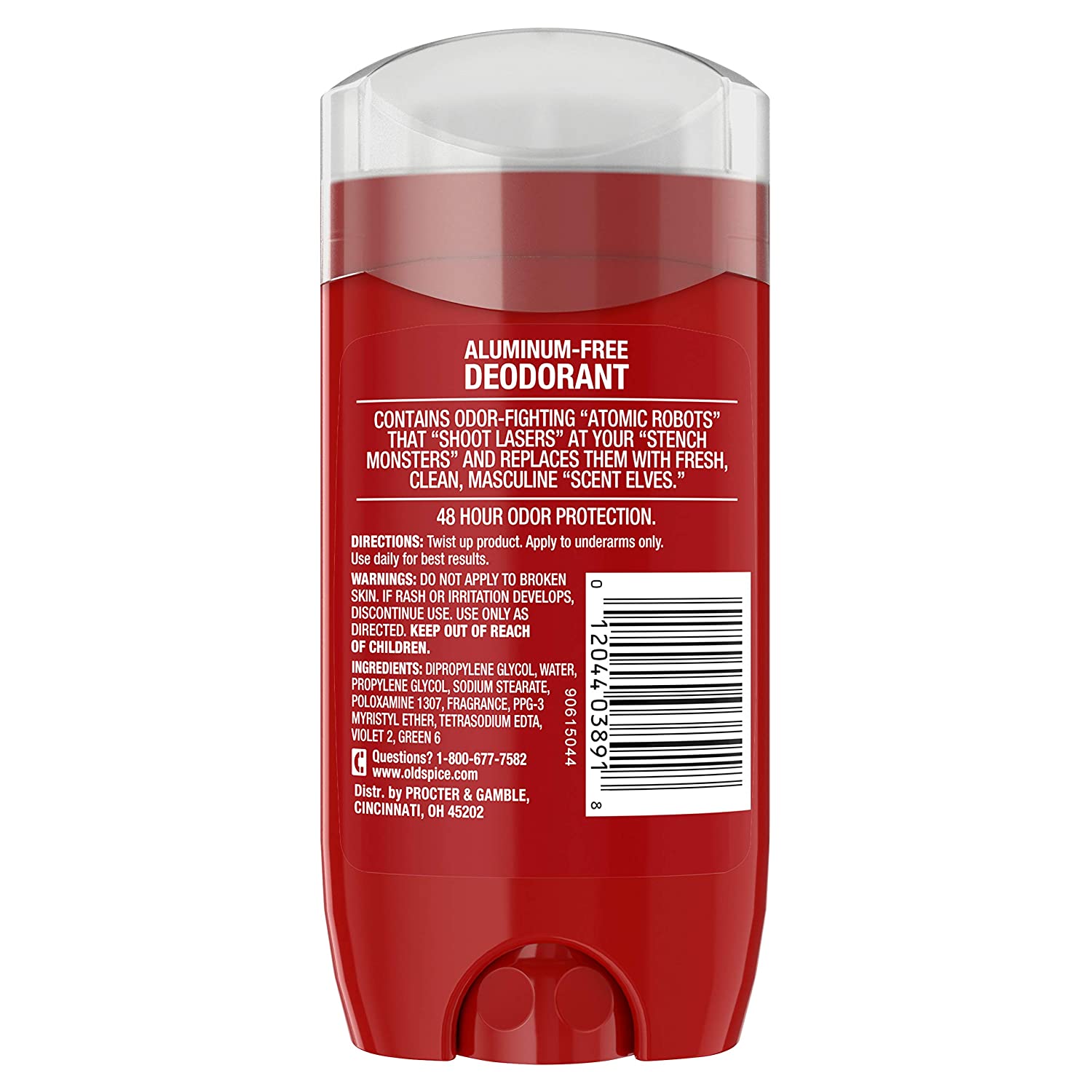Old Spice Pure Sport Deodorant, High Endurance, Aluminum-Free, 3 OZ (85 g)