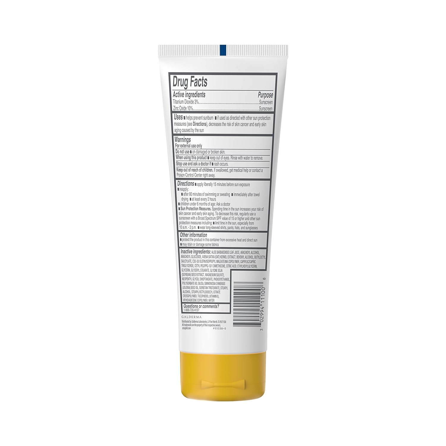CETAPHIL Sun 30 Sheer Mineral Sunscreen Lotion, SPF 30, 3 fl oz (88 mL)