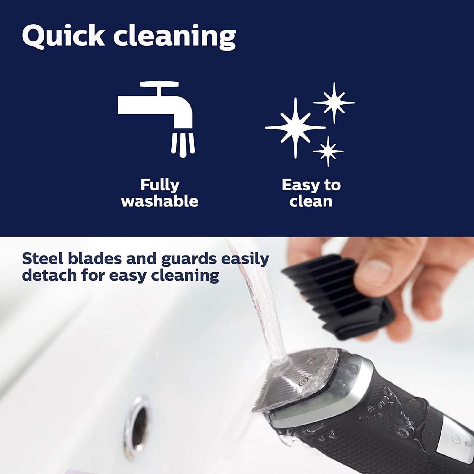 Philips Norelco Multigroom 5000 All-In-One Trimmer 18 pc MG5750/49 Lithium-ion