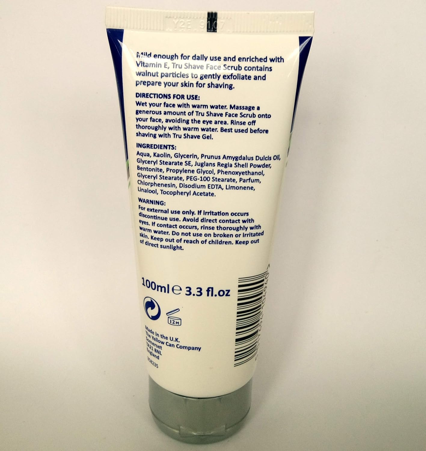 Tru Shave Daily Face Scrub, 100 ml