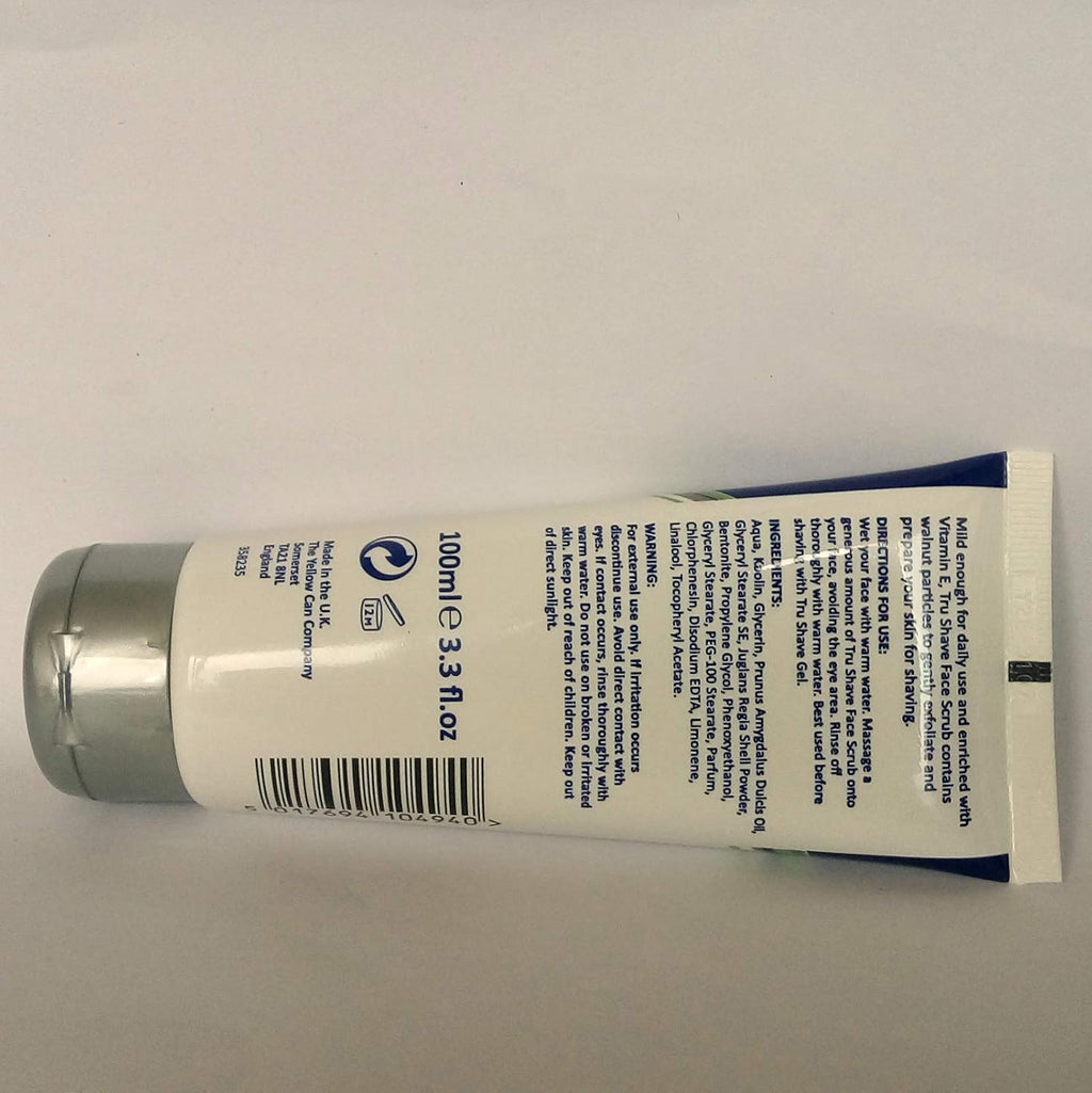 Tru Shave Daily Face Scrub, 100 ml