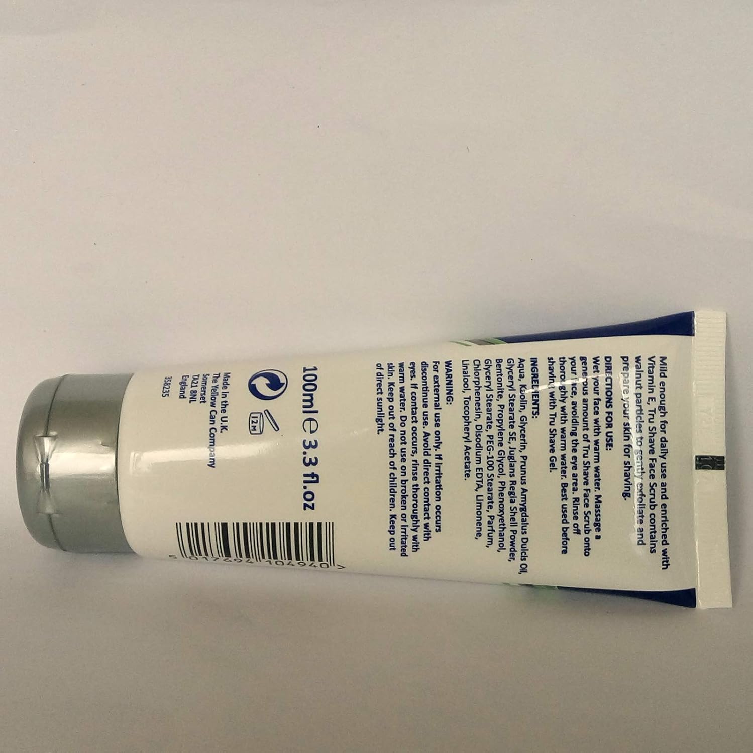 Tru Shave Daily Face Scrub, 100 ml