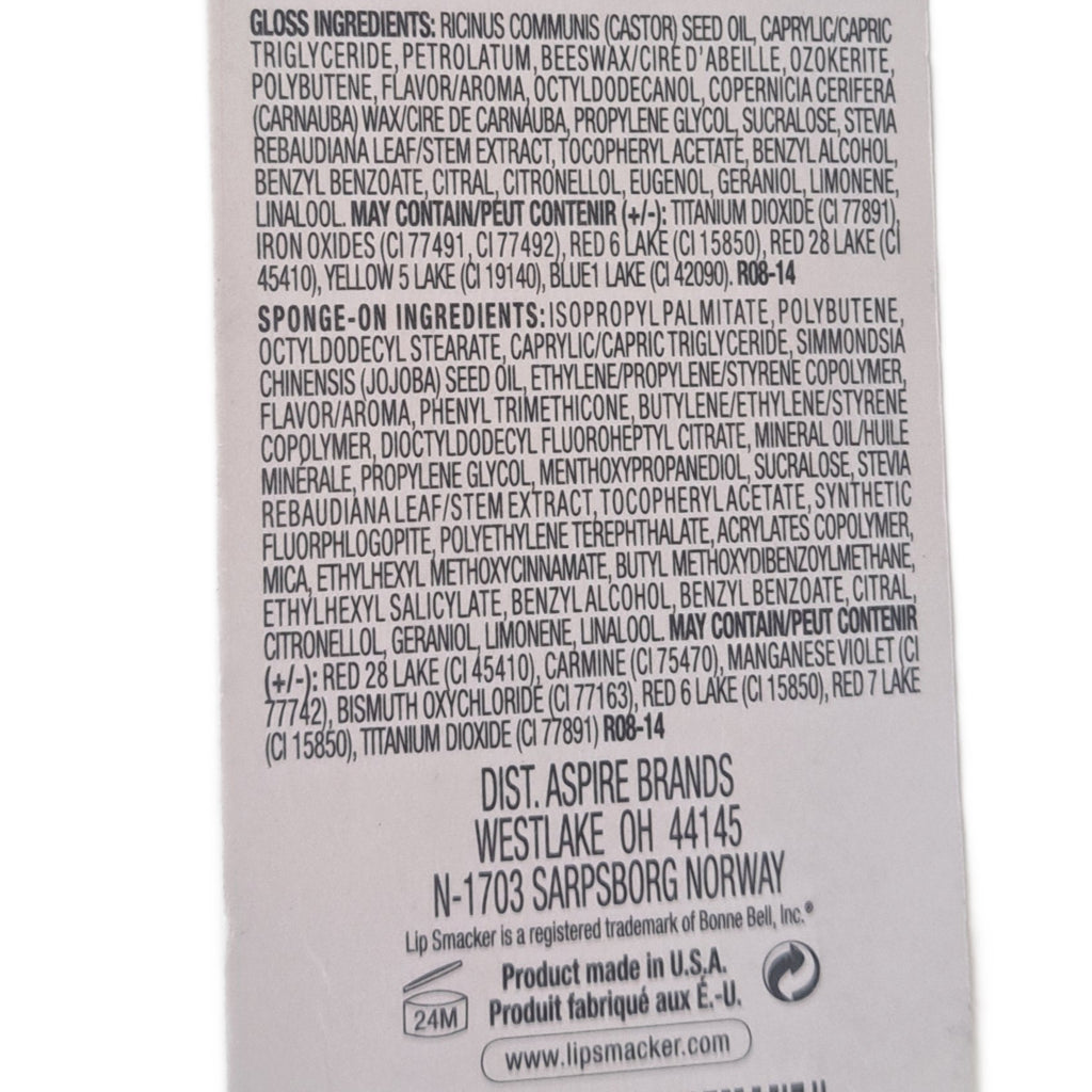 Lip Smacker Layer-It Liquid + Gloss, Strawberry Vanilla Swirl, 521