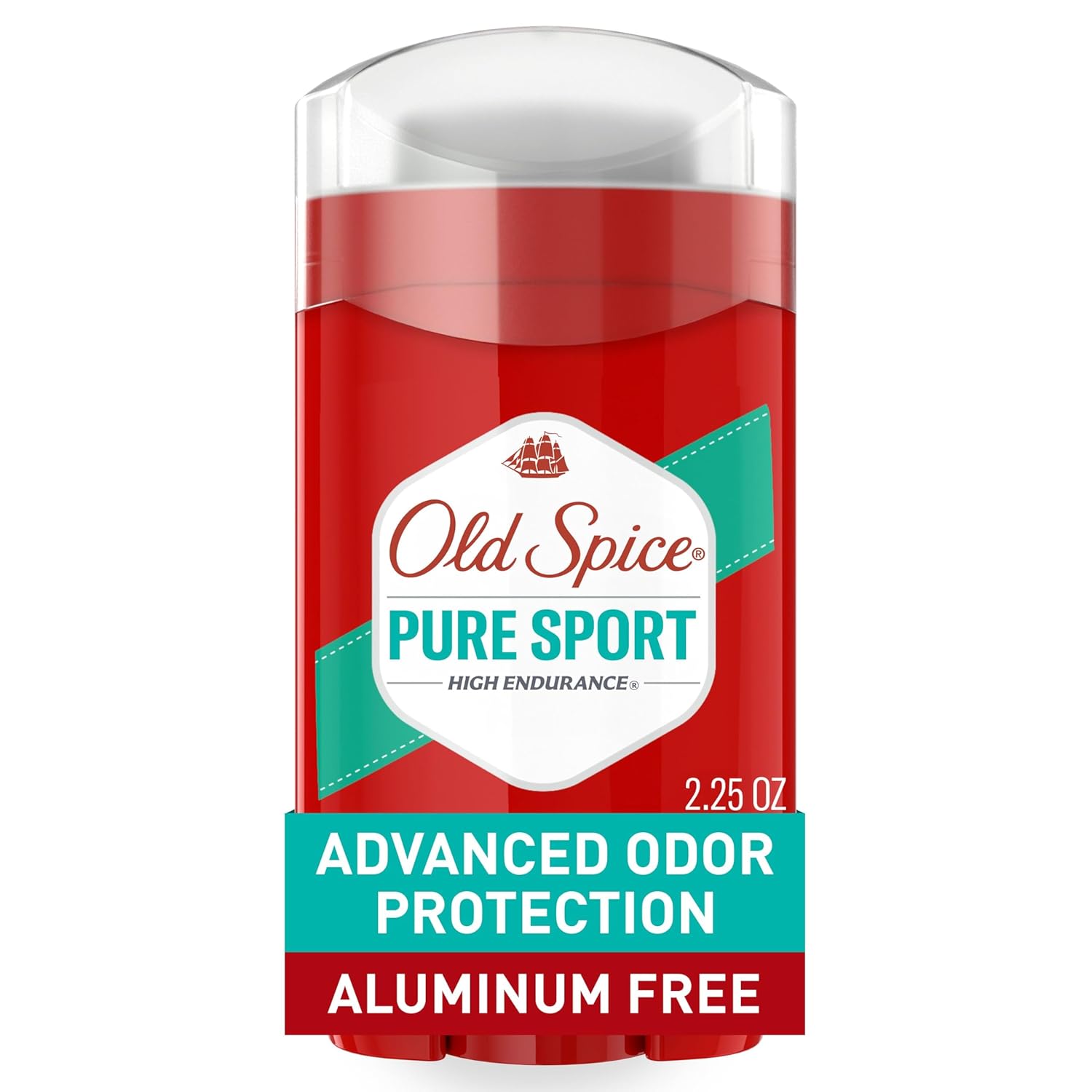 Old Spice Pure Sport High Endurance Aluminium-Free Deodorant, 2.25 OZ (63 g)